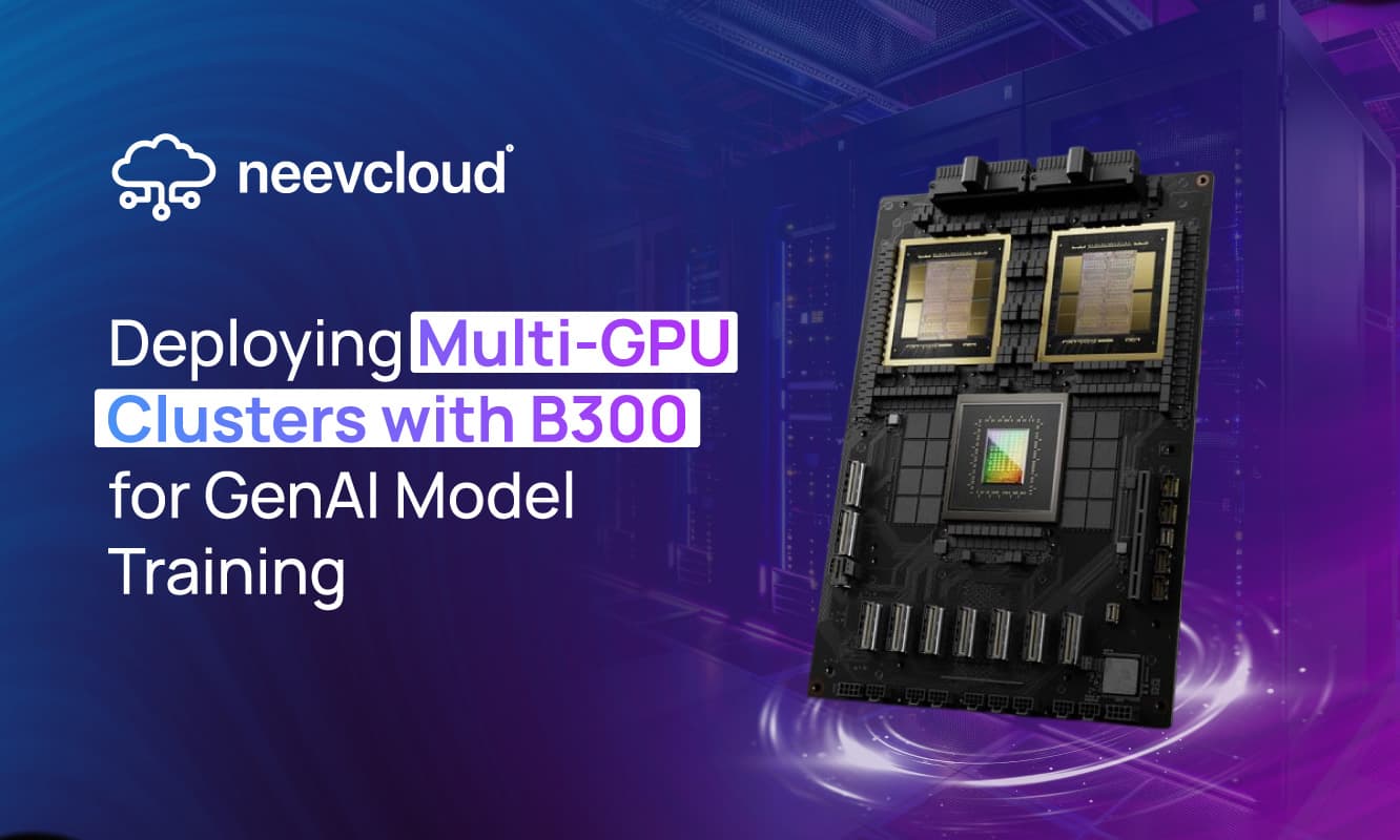Deploying Multi-GPU Clusters with B300 for GenAI Model Training